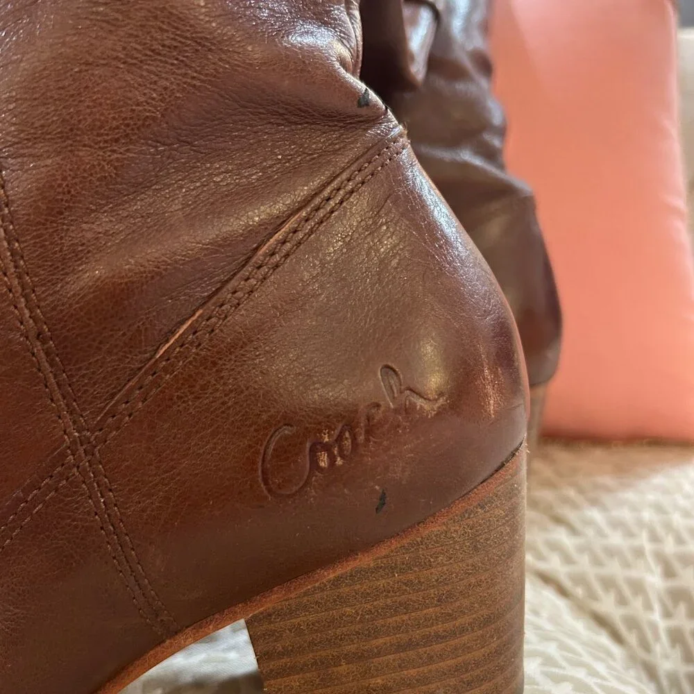 Coach Fayth Leather Riding Boots - Picture 3 of 5